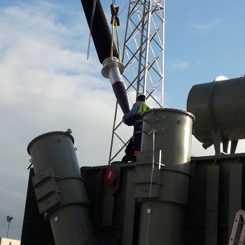 380 kV TOSÇELİK TM 1 fider ve 125 MVA TRAFO MONTAJI